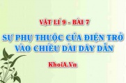 Sự phụ thuộc của Điện trở vào Chiều dài dây dẫn, Công thức liên hệ giữa điện trở và chiều dài dây dẫn - Vật lý 9 bài 7